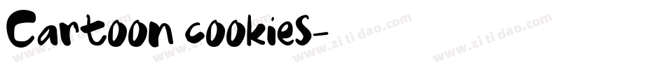 Cartoon cookies字体转换